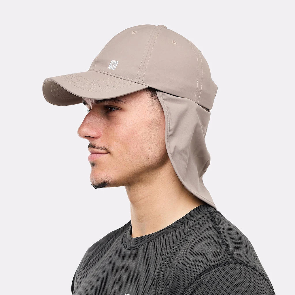 Casquette saharienne rafraîchissante et anti UV porté profile