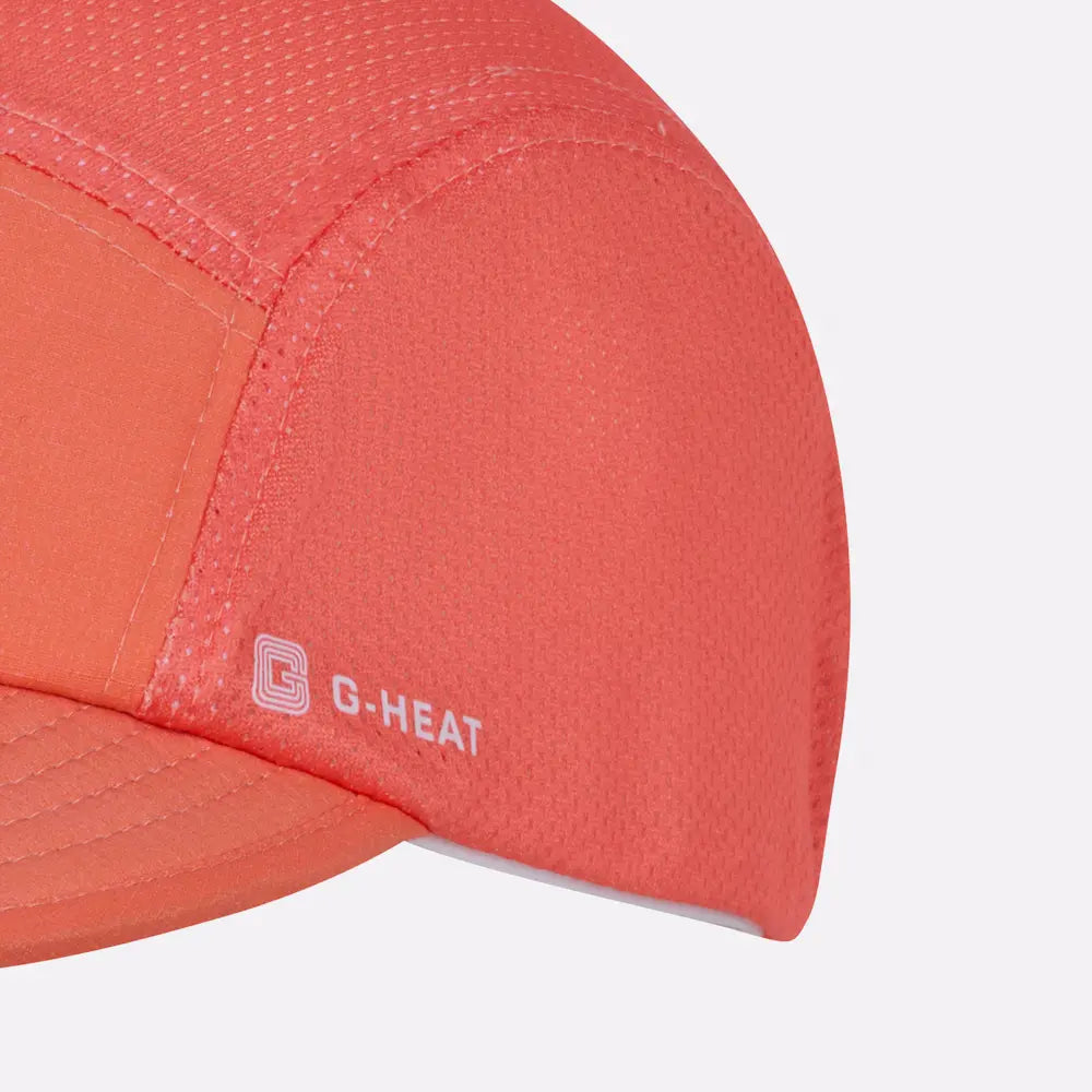 Casquette sport rafraichissante corail