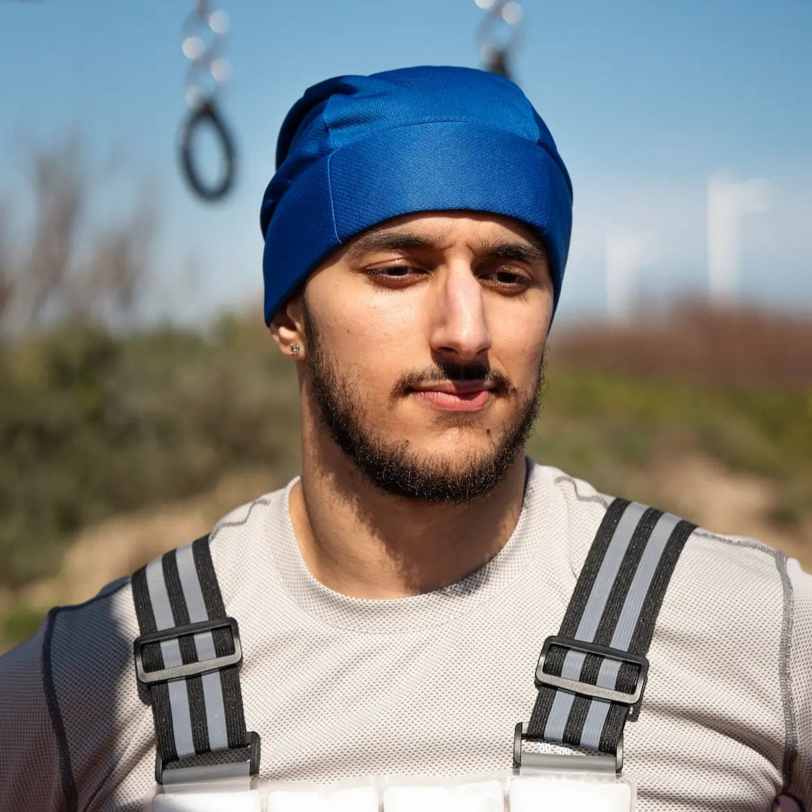 Calot rafraîchissant porté G-Heat