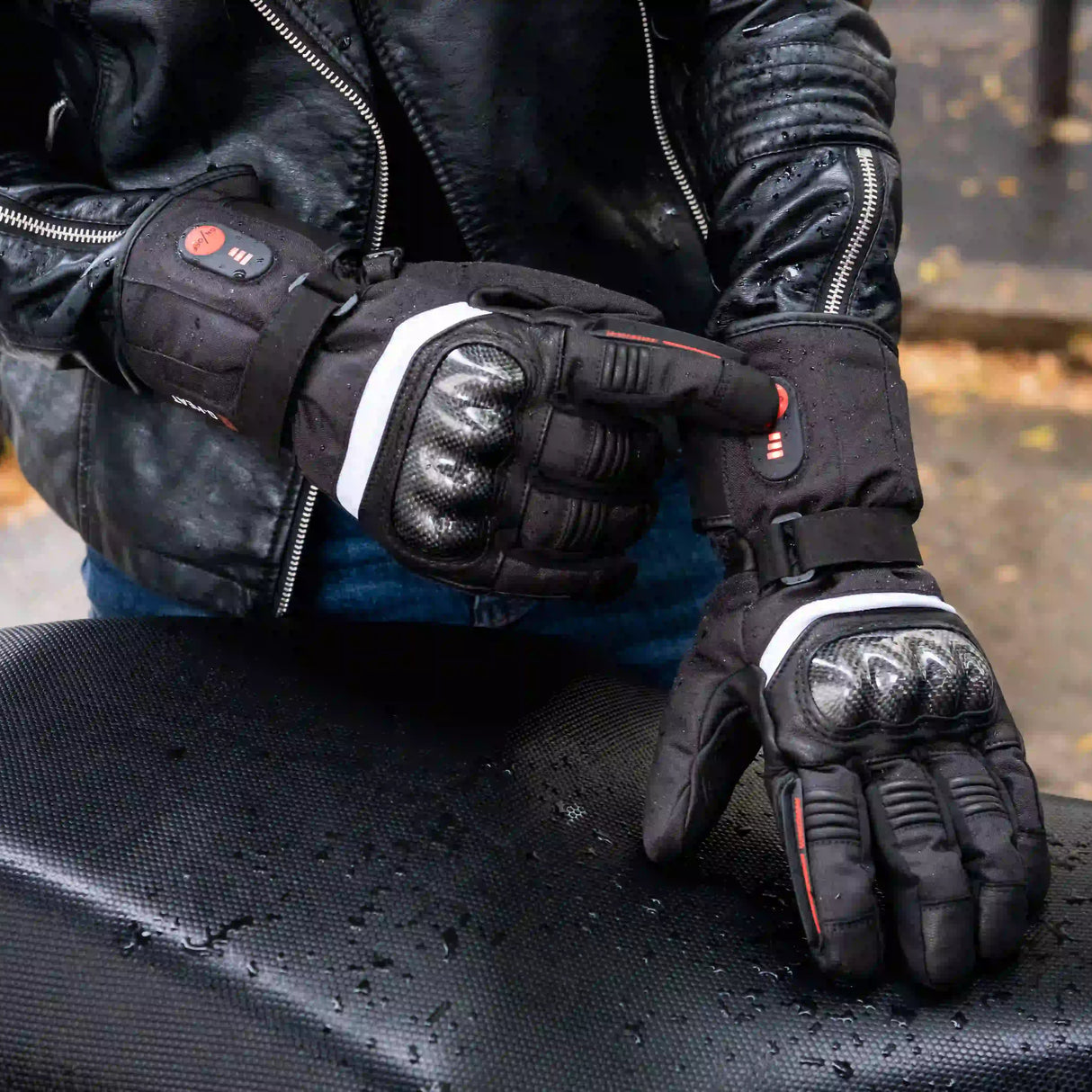 Gants chauffants moto RIDER