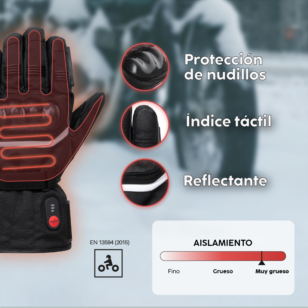 Atouts produits gants chauffants