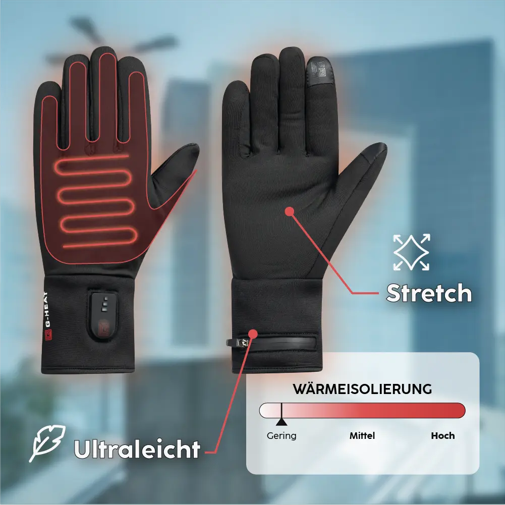 Atouts produit gants chauffants