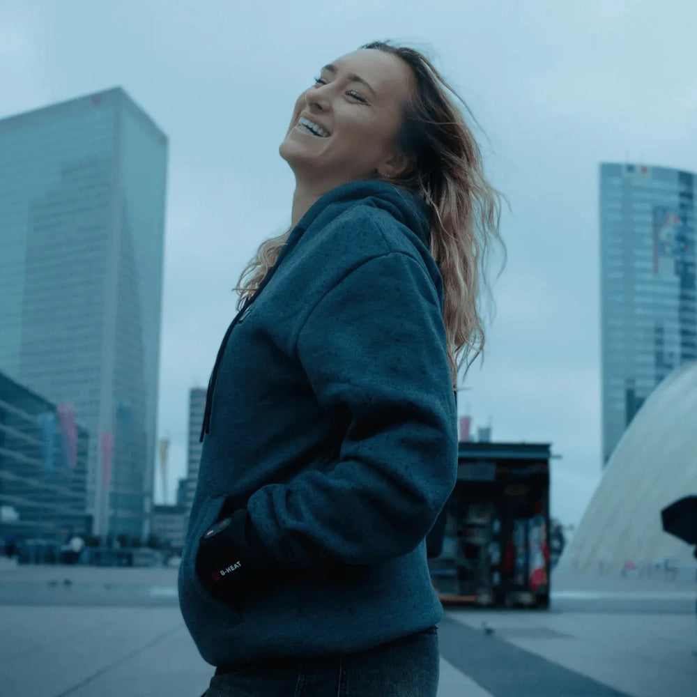 Hoodie chauffant G-Heat porté