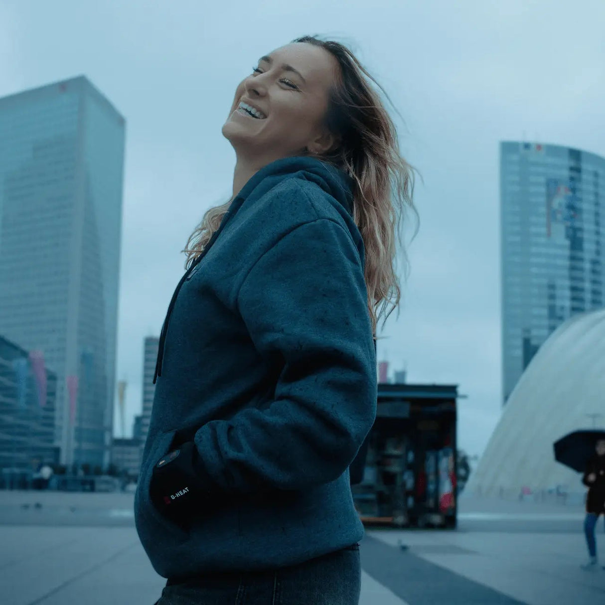 Sweat chauffant gris