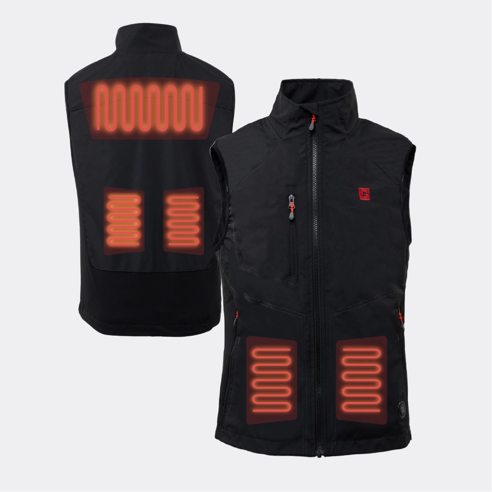 Gilet sportivo riscaldato da uomo