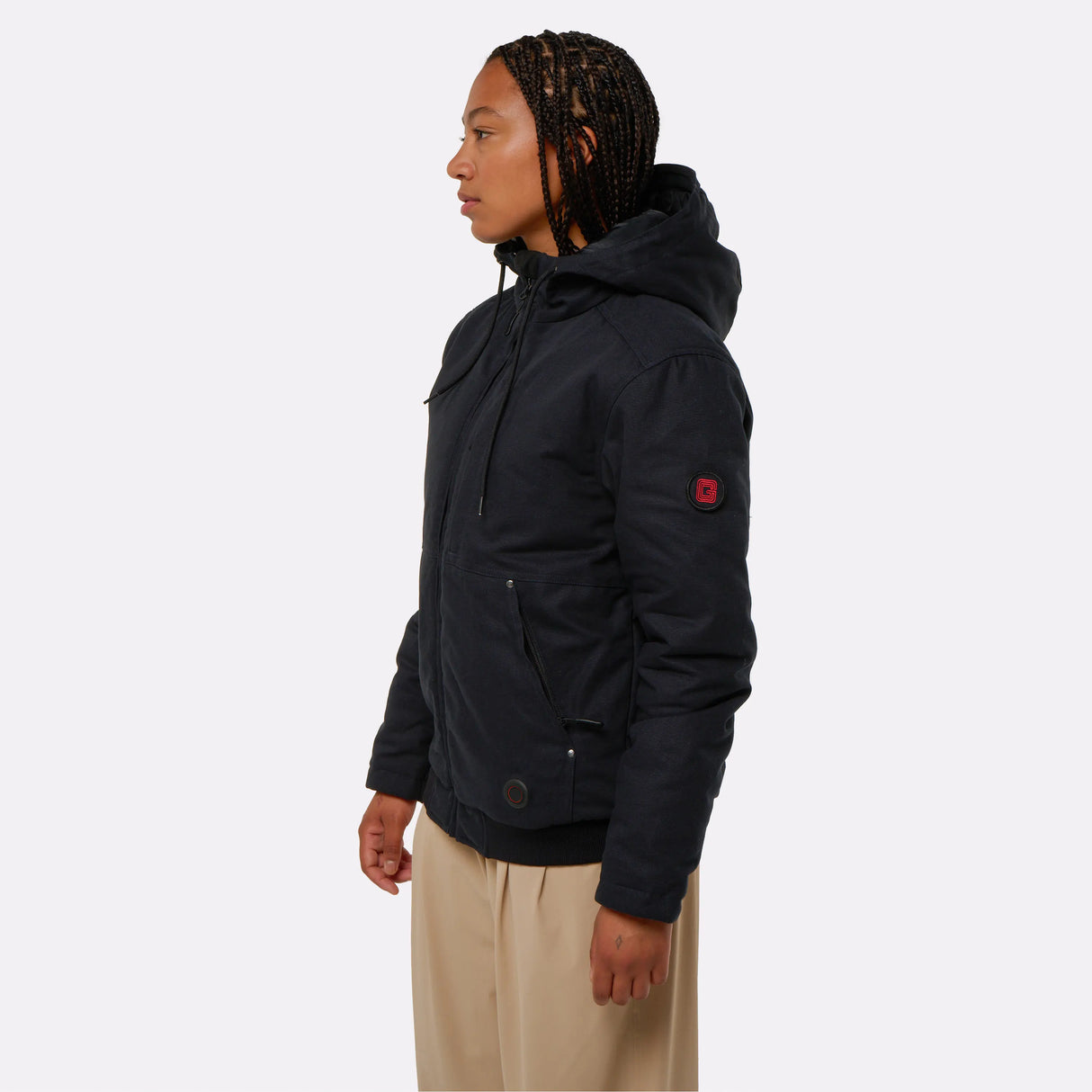 Veste STREET chauffante fermé, porté femme G-Heat