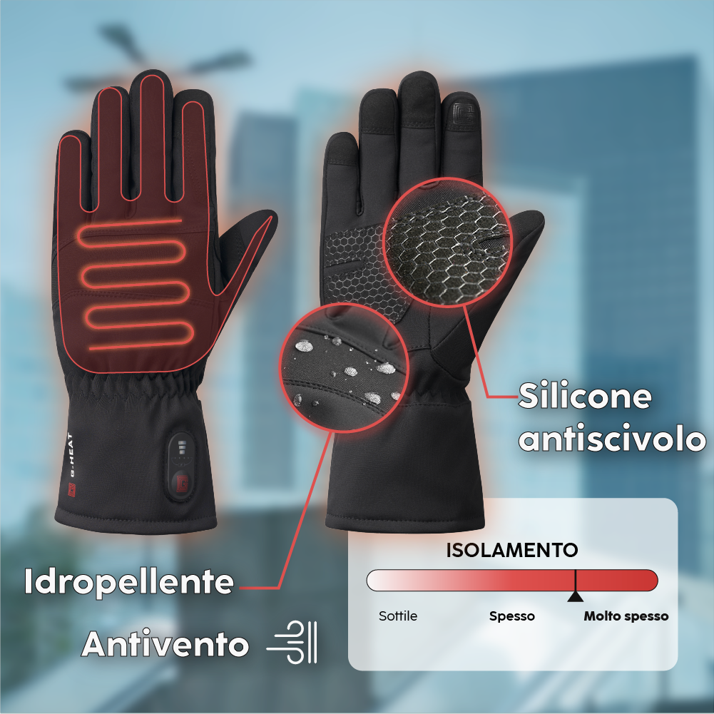 Atouts produits gants chauffants