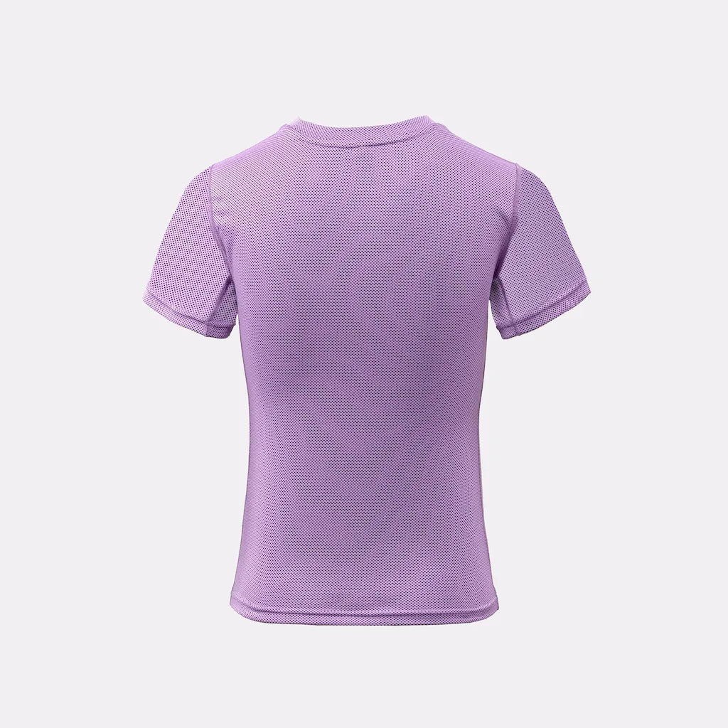 T-shirt rafraîchissant ajusté violet femme
