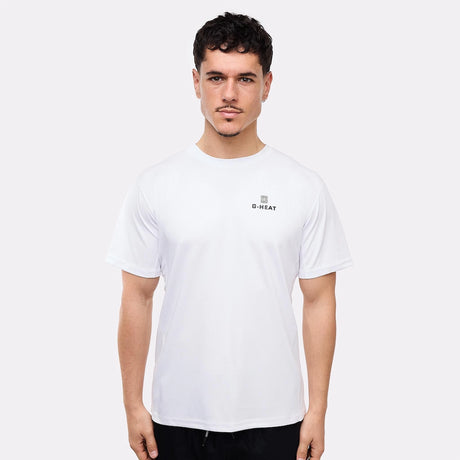 T-shirt blanc rafraîchissant homme