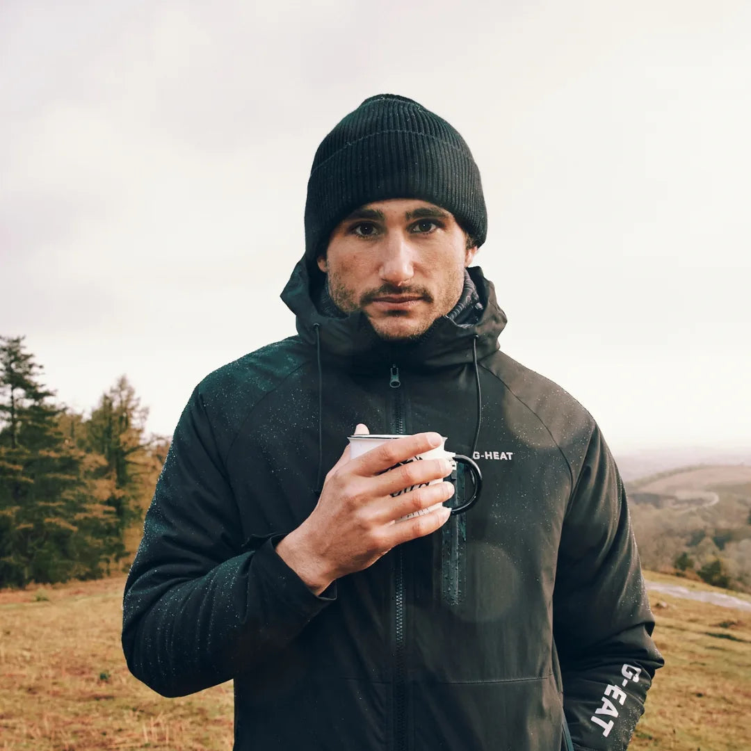 bonnet chauffant noir homme