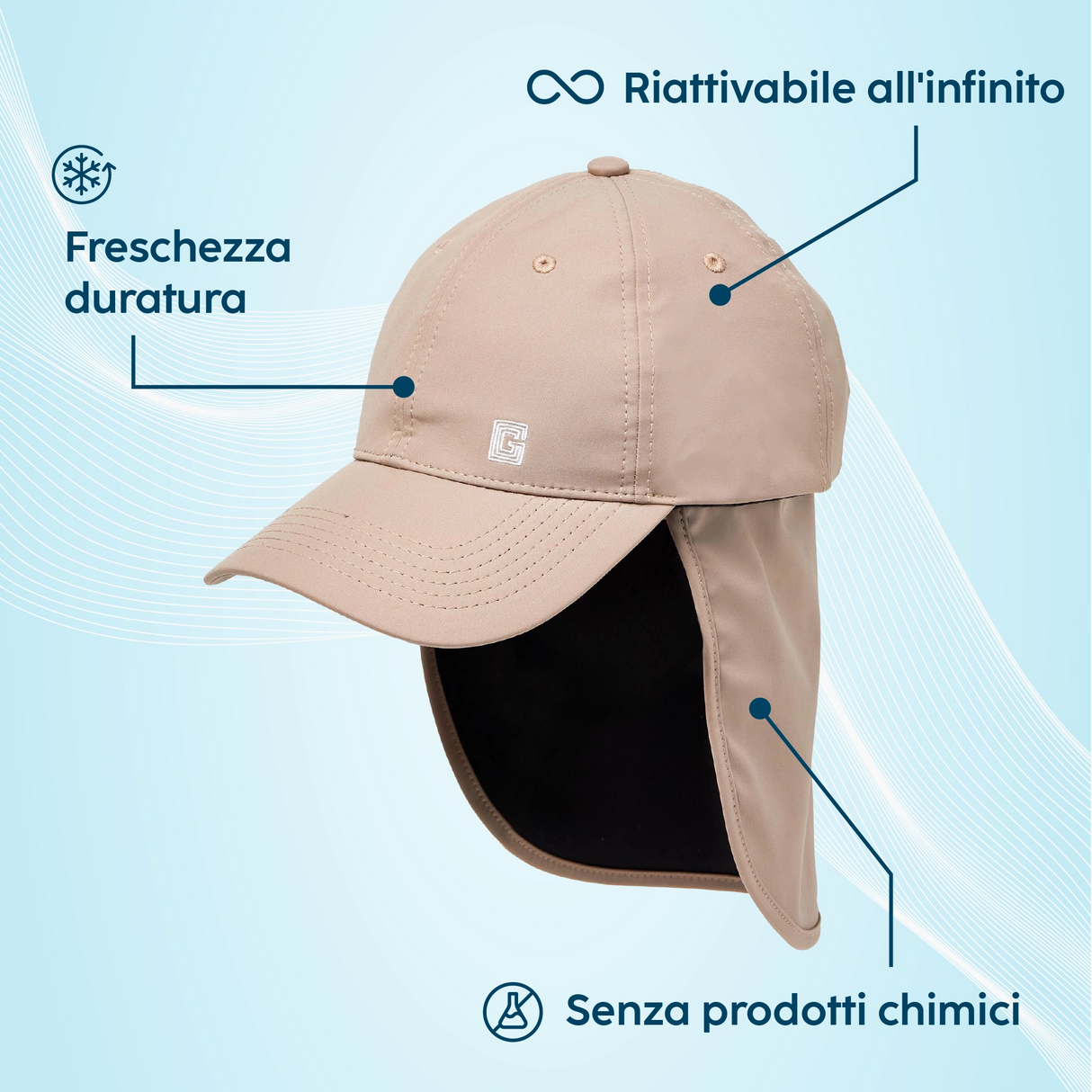 Casquette saharienne atout produit