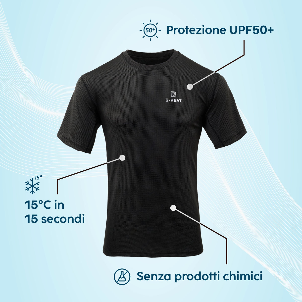 T-shirt rafraîchissant atout produit