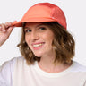 Casquette sport rafraichissante corail