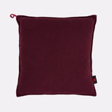 Coussin chauffant bordeaux face