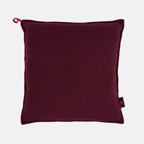 Coussin chauffant bordeaux face