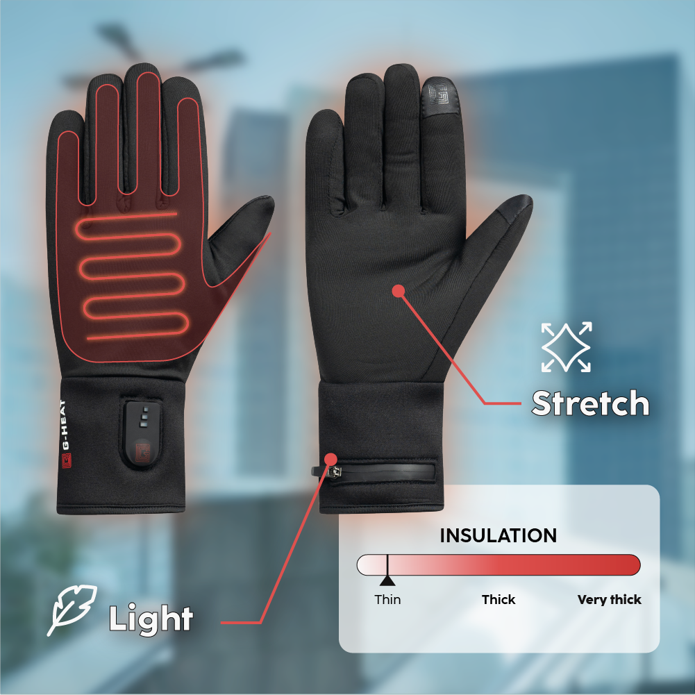 Atouts produits gants chauffants