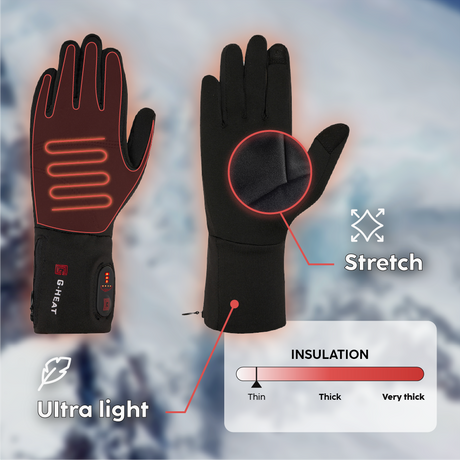 Atouts produits gants chauffants