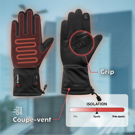 Gants chauffants STREET G-Heat atouts produit