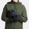 Gants vélo ACTIVE chauffant G-Heat noir porté
