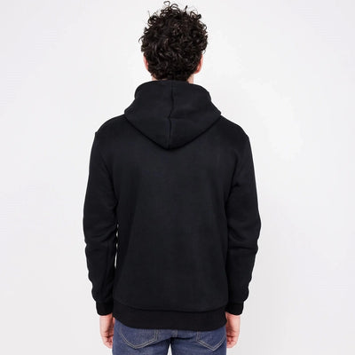 Hoodie Chauffant à capuche noir G-Heat porté