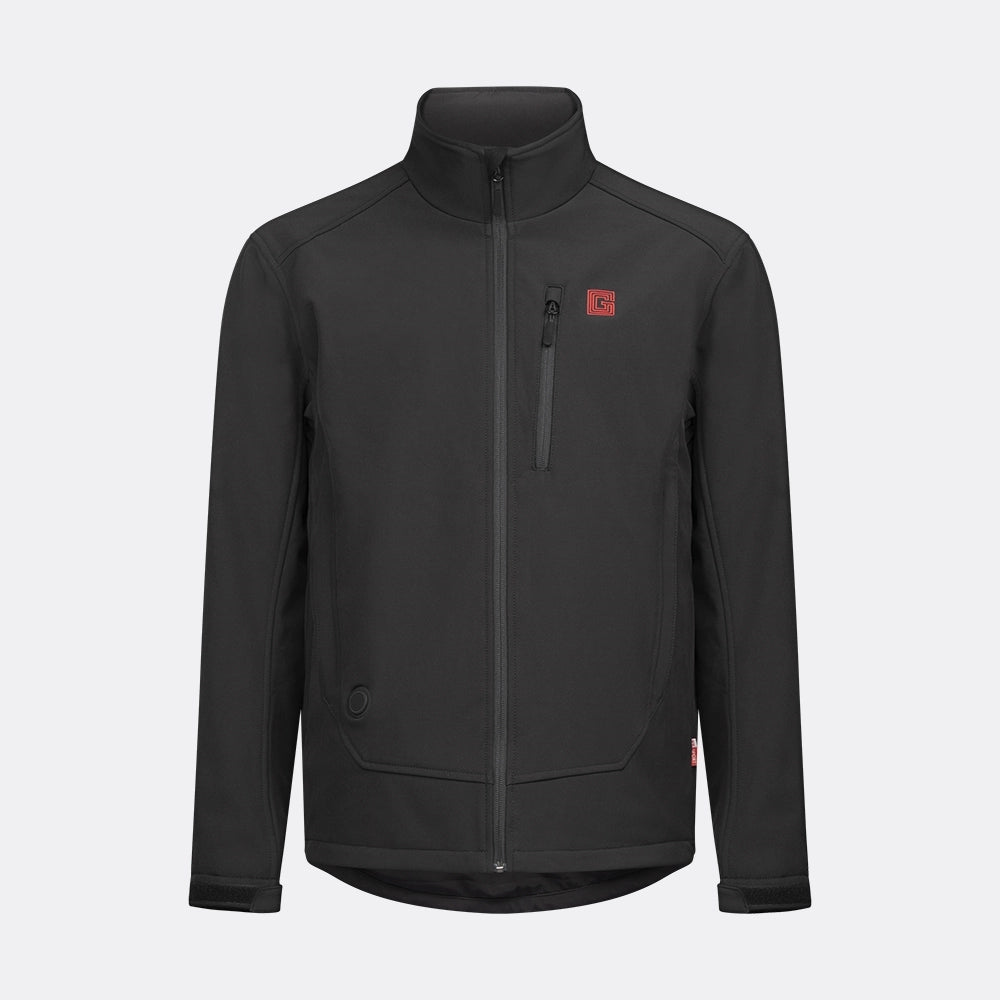 Veste softshell chauffante homme G-Heat à plat facee