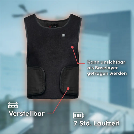 Atouts produit gilet chauffant