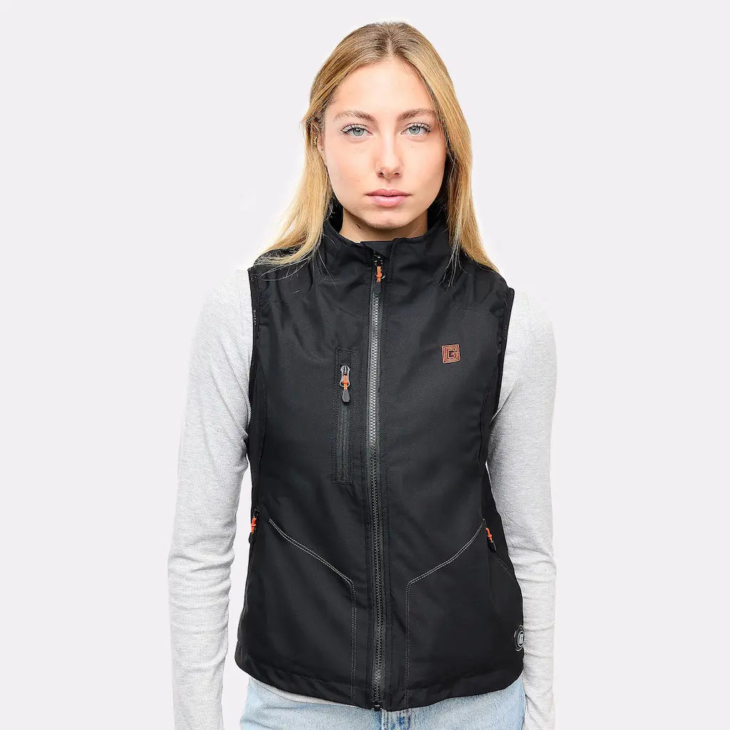 Gilet sportivo riscaldato da donna