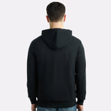 Hoodie ESSENTIAL chauffant G-Heat noir homme de dos
