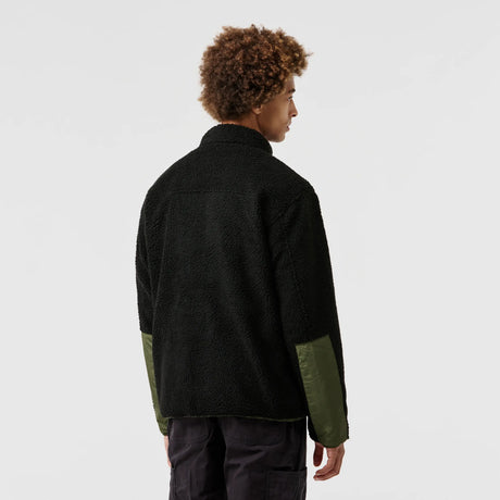 Polaire outdoor chauffante porté de dos homme