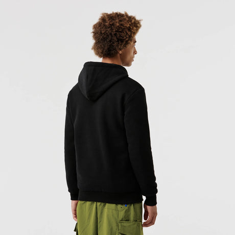 Hoodie sport chauffant porté noir