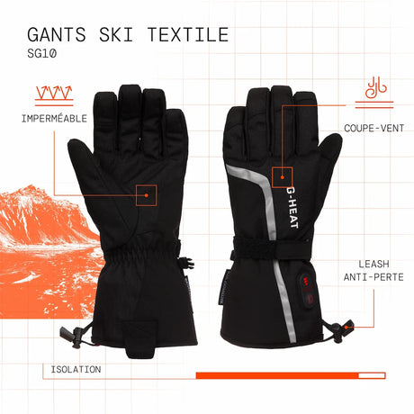 Gants de ski chauffants visuel atout fr