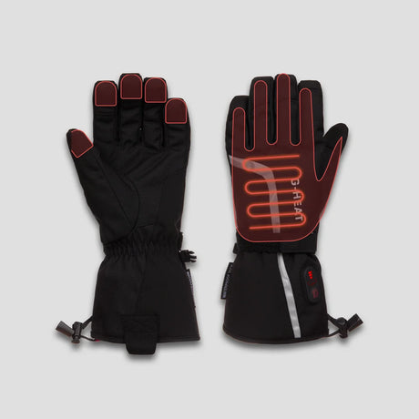 Gants de ski chauffants zone de chauffe