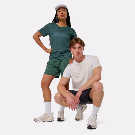 T-shirt sport rafraîchissant vert femme