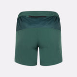 Short de sport rafraîchissant vert femme de dos