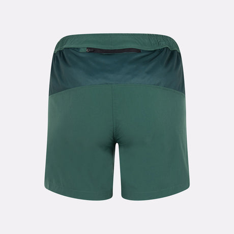 Short de sport rafraîchissant vert femme de dos