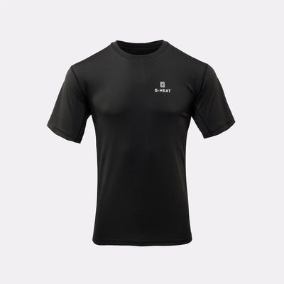 T-shirt rafraîchissant noir manches courtes