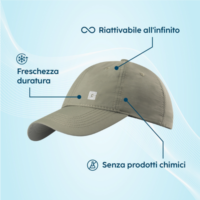 Atouts produits casquette rafraichissante