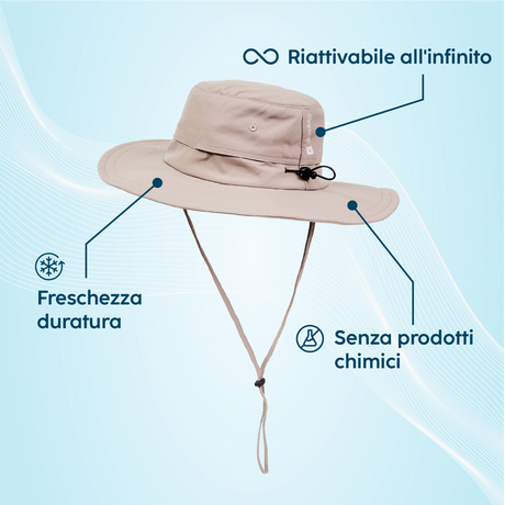 Atouts produits chapeau rafraichissant