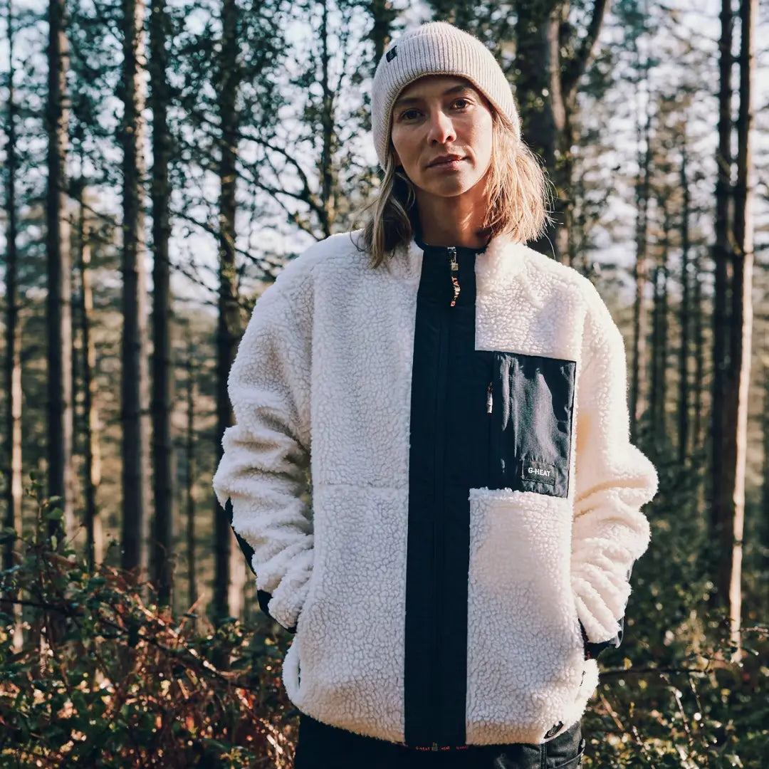 polaire chauffante blanc femme