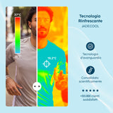 caméra thermique t-shirt rafraîchissant femme