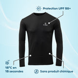 T-shirt rafraîchissant manches longues atouts produit